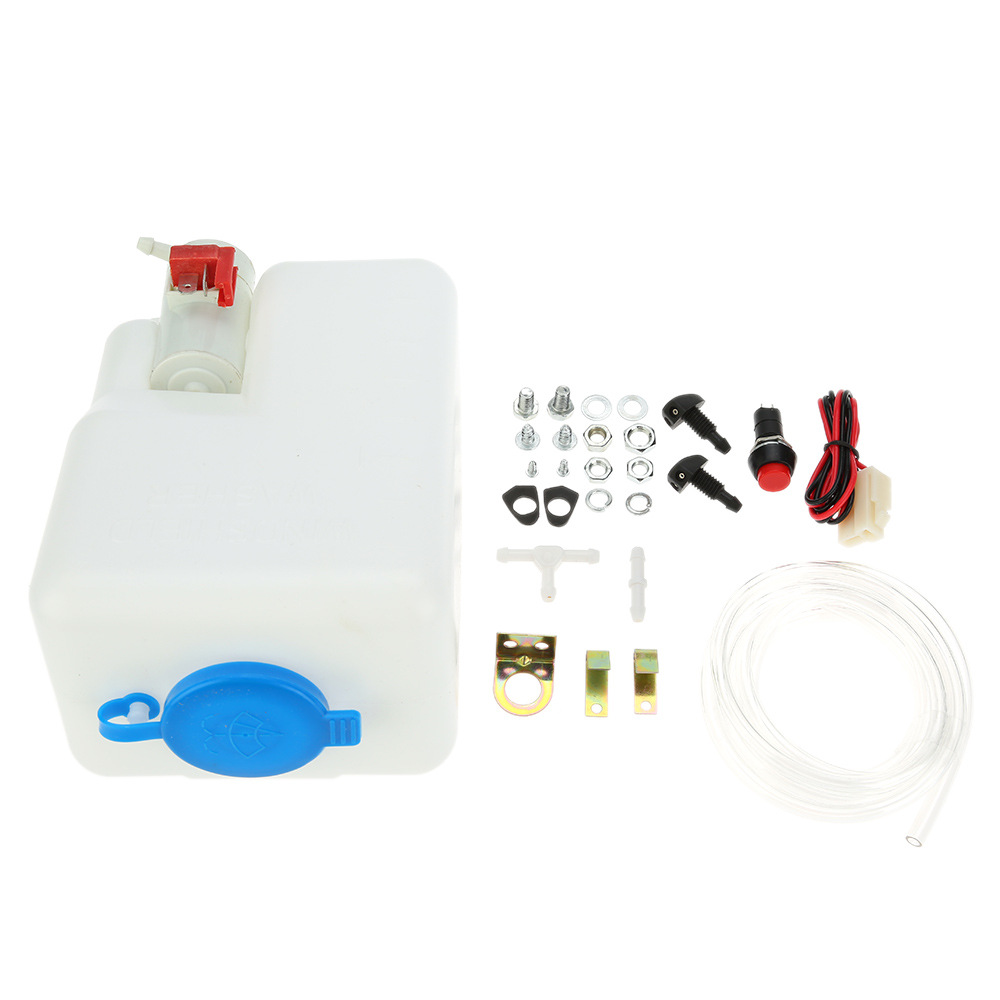 12V Car windshield cleaning pot cleaning bottle kit
