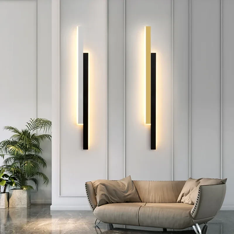 Long Wall Lamp Bedroom Bedside Lamp Led Aisle Modern Minimalis
