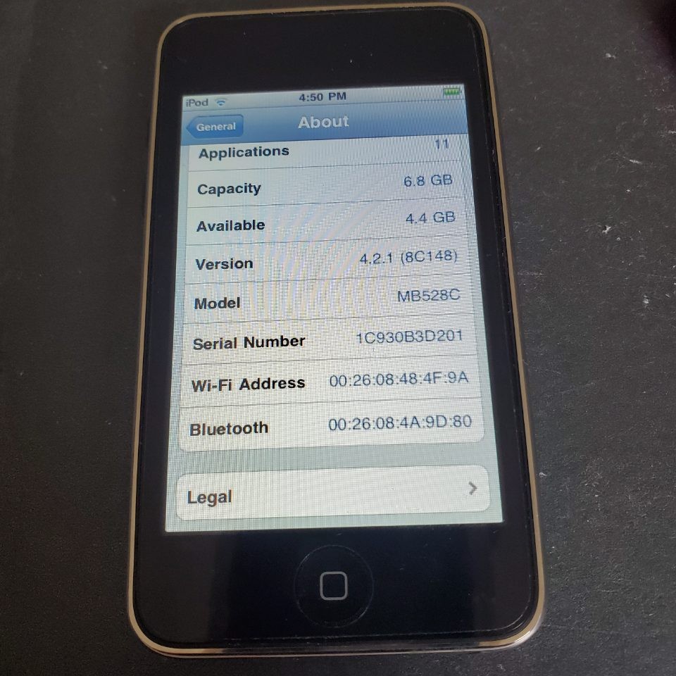 I POD TOUCH 8GB 2ND GENERATION AFTERPAY AVAILABLE