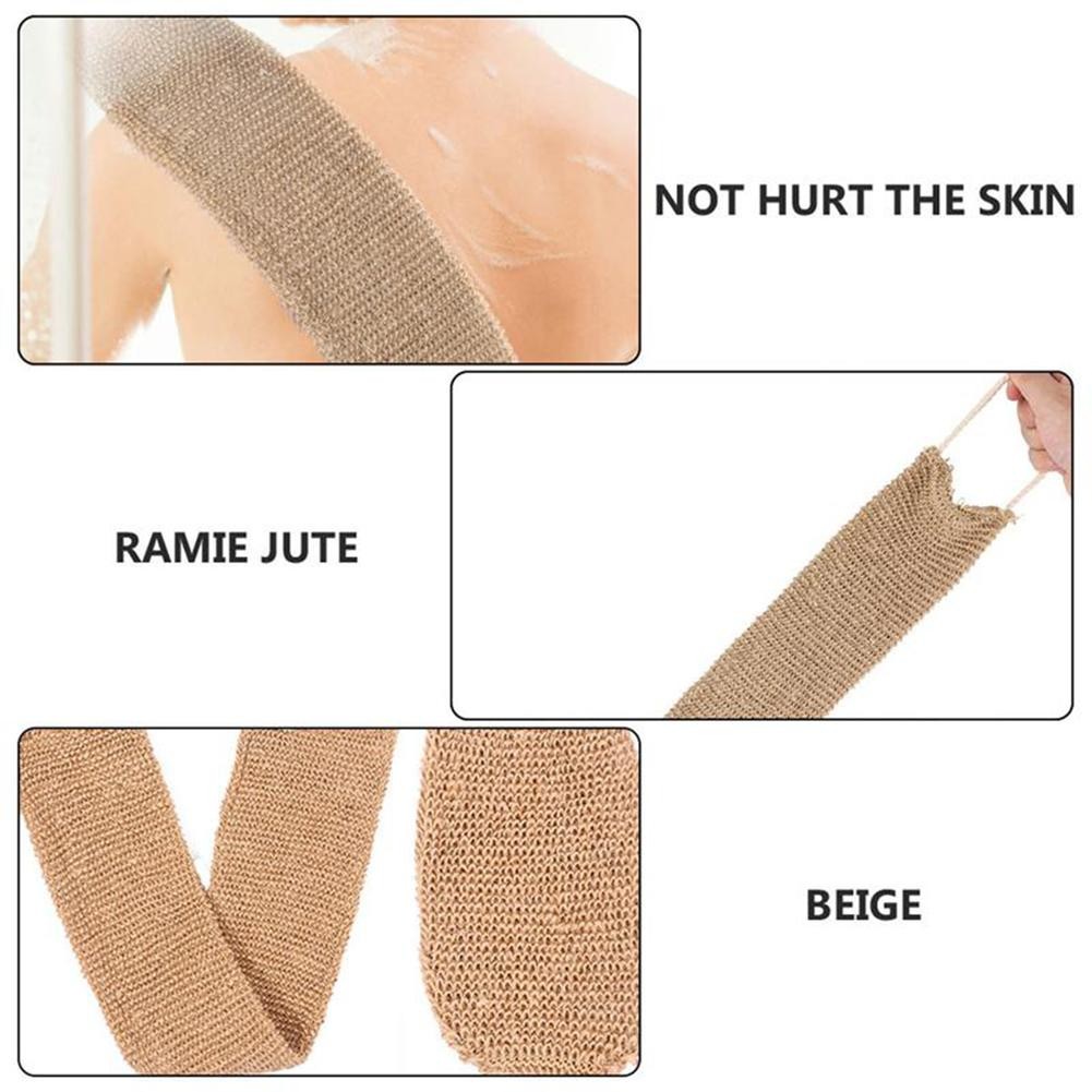 Ramie Jute Bath Towel - Multifunctional Exfoliating Belt Scrubber