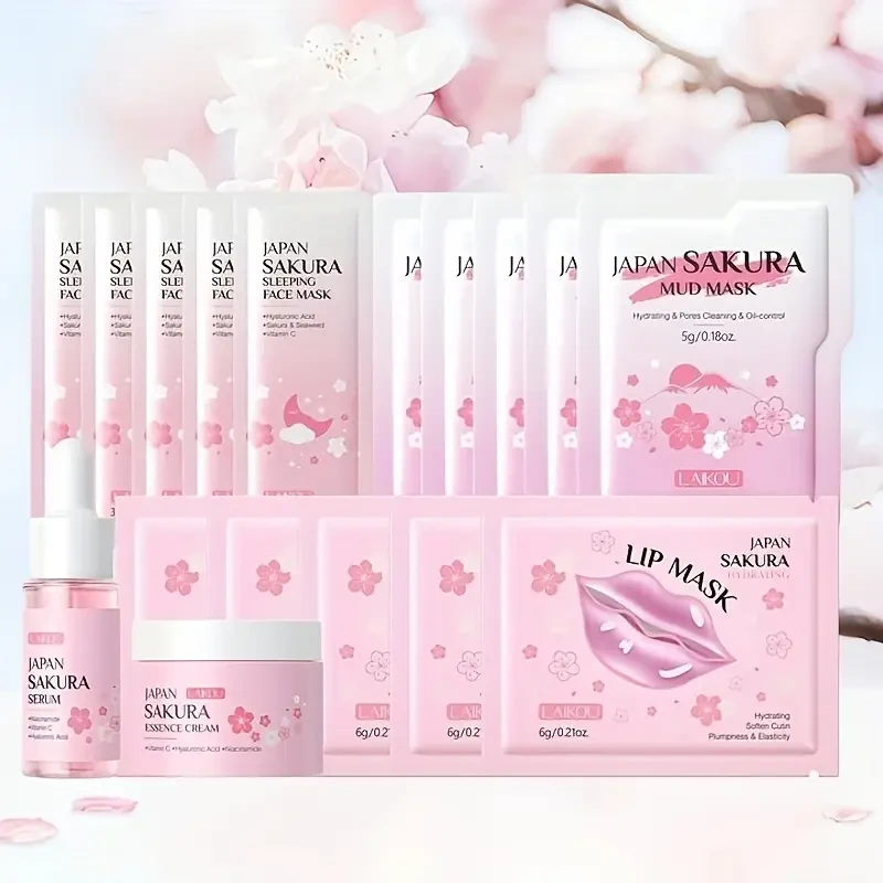 LAIKOU Sakura 17pcs Skincare Collection
