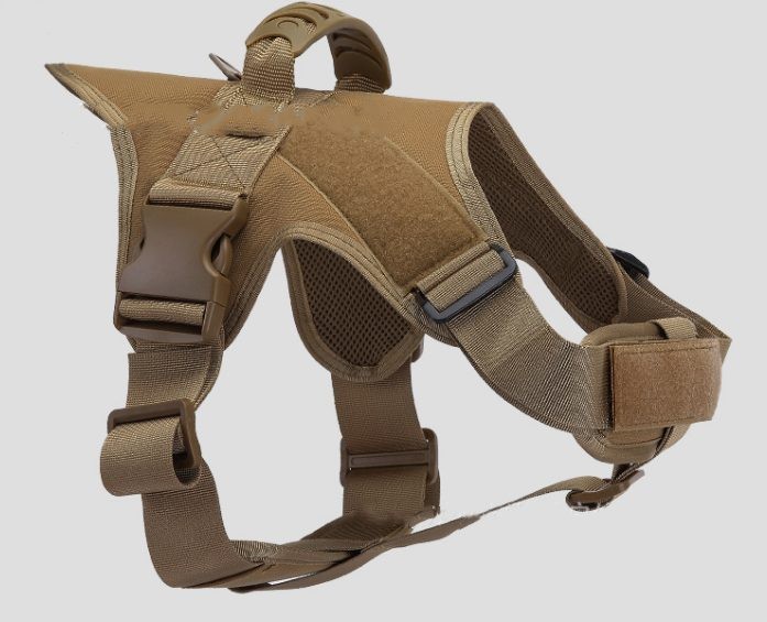 Tactical Dog Harness for Training Walking Pet Adjustable Chest Strap Walking