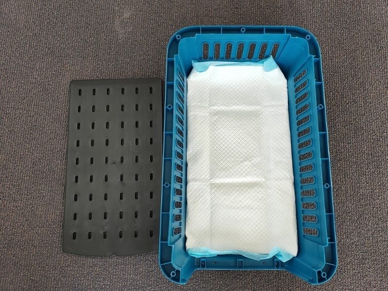 Cat Cage Pet Travel Cage/Carrier Size M - BLUE