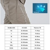 Men's Tactical Pants Water Resistant Flex Ripstop Cargo Lightweight Hiking-GREEN