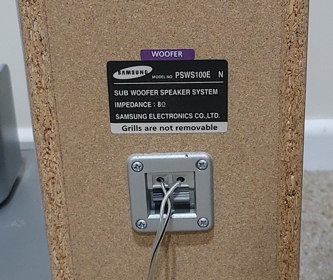 Samsung DVD Home Theater Sound System Model HT-DS100