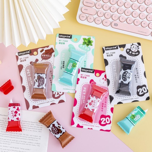 Candy Shape Correction Tape Cartoon Mini Correction Tape