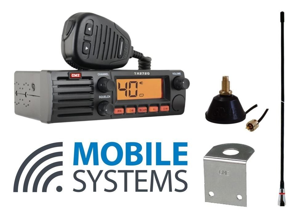 TX2720 26 MHz GME AM CB Radio with Antenna Kit