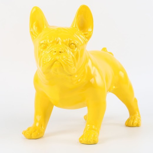French Fighting Dog Creative Modern Minimalist Decoration Dog Small Ornament Resin Model