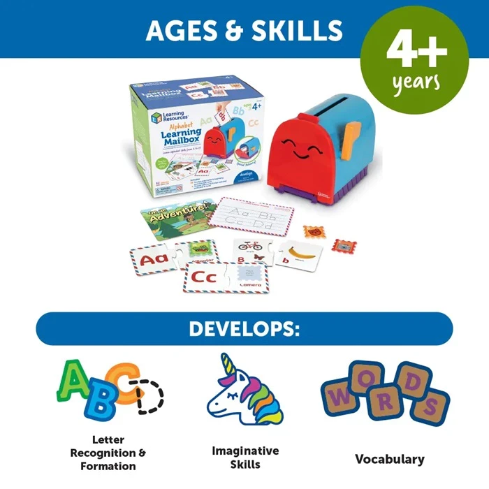 Learning Resources Alphabet Learning Mailbox