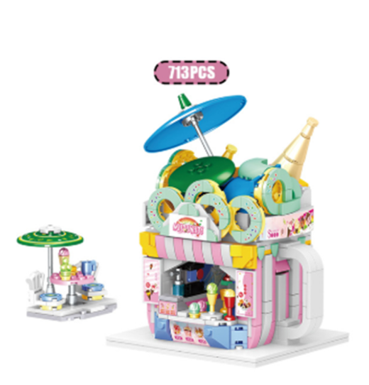 Burger Fruit Girl Assembled Toy Gift