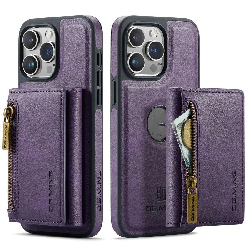 Magnetic Wireless Charger Phone Case with Card Holder