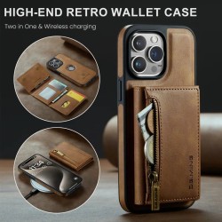 Magnetic Wireless Charger Phone Case with Card Holder
