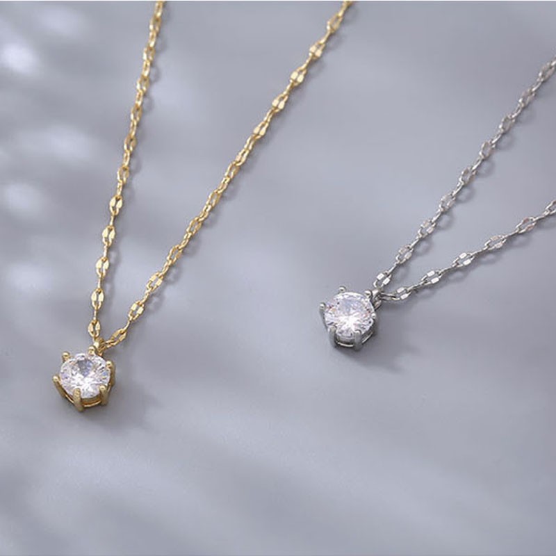 Hot 925 Sterling Silver Plated Necklac