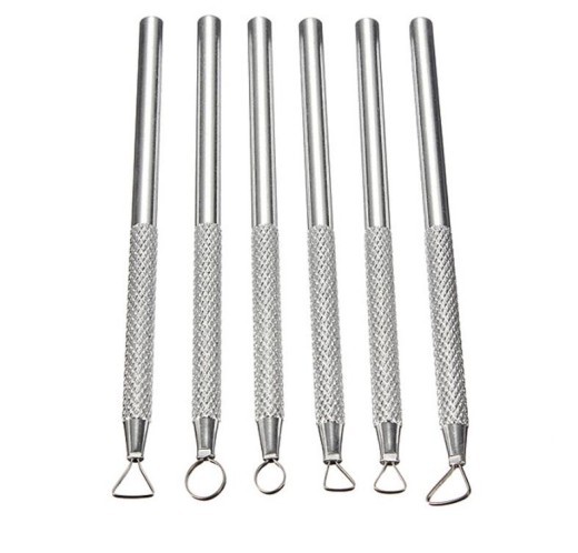 6Pcs Polymer Clay Ceramic Tape Sculpture Tools Clay Sculpture Sculpture Caving Scraper Craft Modeling Tools