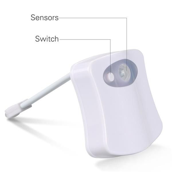 Led Toilet Night Light β Motion Sensor With 8 Colour Changes
