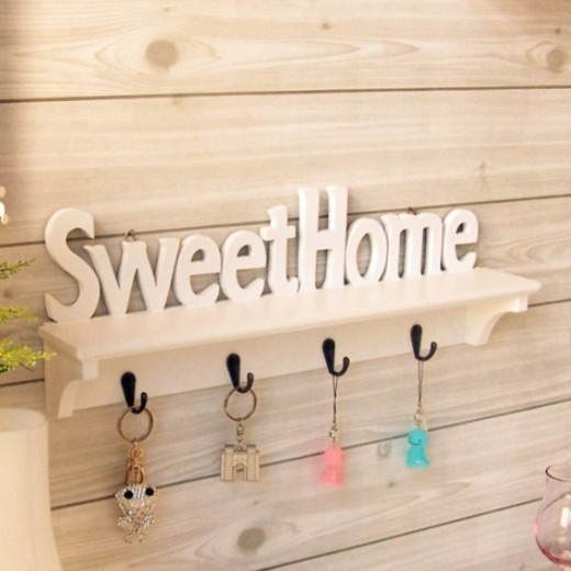 Home Decoration Hook Wall Hanging Wall Decoration Coat Hook White
