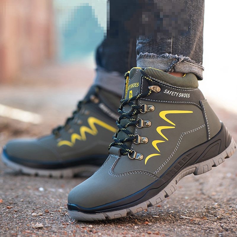 Steel Toe Work Boots Safety Industrial Shoes Puncture Proof Water Resistant - G
