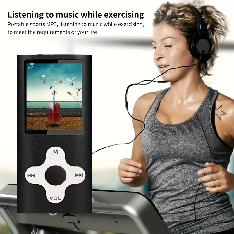 A Portable Music And Video Player With 32GB Internal Memory, Comes With Earphones And Data Cable, Suitable For Outdoor Activities And Travel. It Supports Music Playback, Image Viewing, FM Radio, Recording, E-books, And Other Functions.