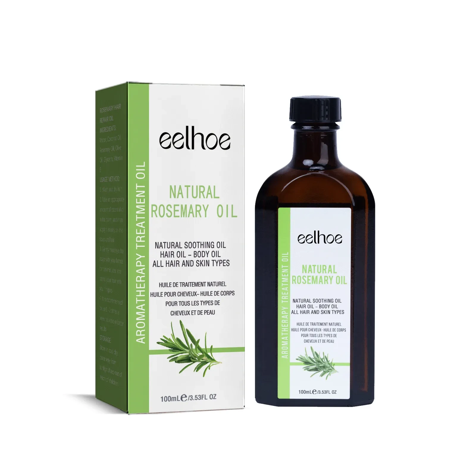Rosemary Luxe Hair Oil Anti-Frizz & Softness for Long-Lasting Shine