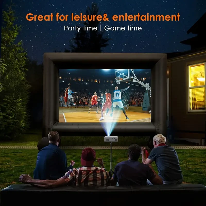Portable Mini Projector 1080P, 3D-Ready, LCD Display, Tabletop Mount, Button Control, USB Video, 220-240V, 30-49 ANSI Lumens, 2000-2499