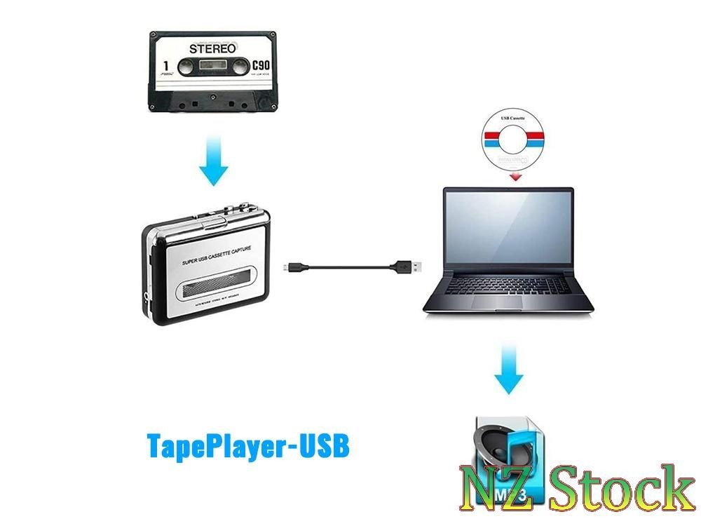 Cassette to MP3 Converter USB Cassette Player Sale - Sale Sale Deal