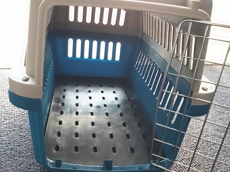 Dog Cage Cat Cage Pet Travel Cage/Carrier Size L - BLUE
