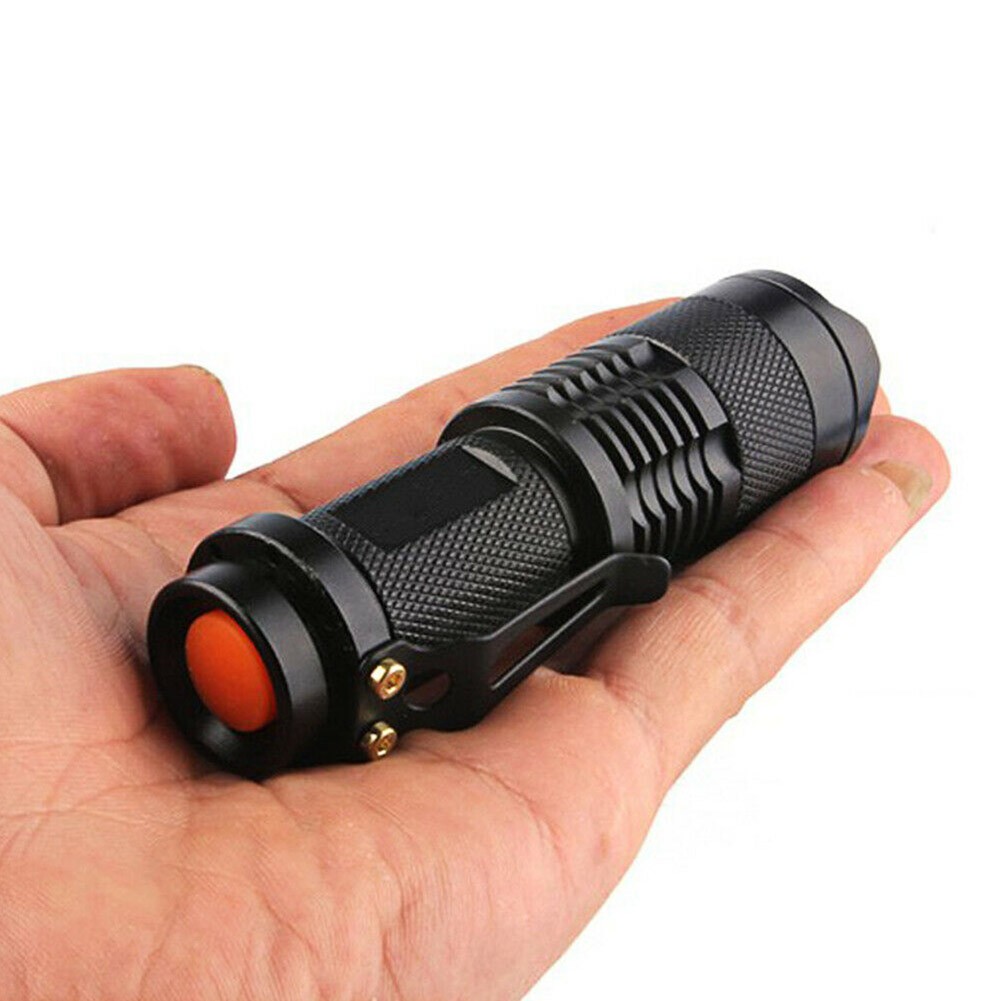 Mini Small Torch Handheld Powerful LED Pocket Waterproof Flashlight - Ideal for Travel, Camping, and Hiking (Battery Not Included)