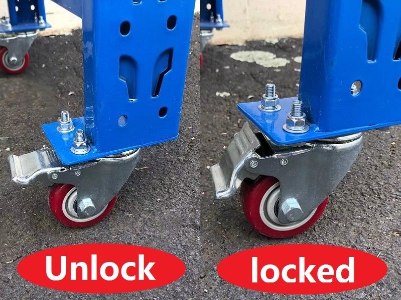 Movable Work Bench / 4 Wheels / 101x200x60CM