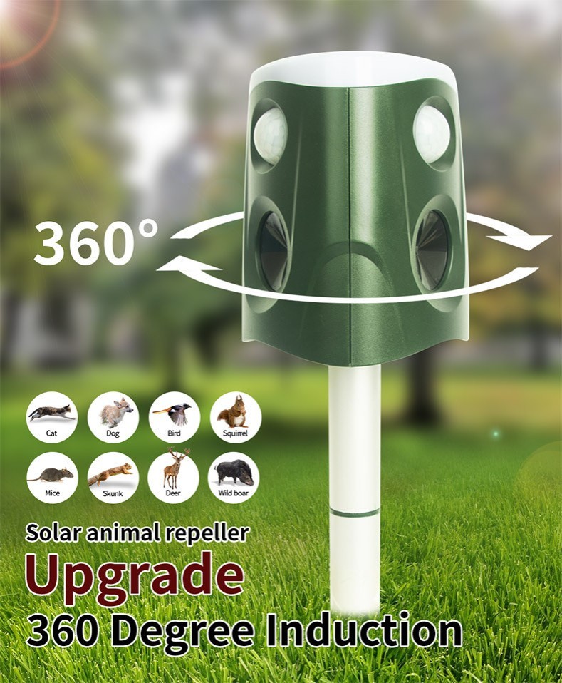 360 Degrees Outdoor Solar Pest Repeller