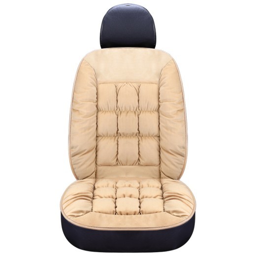 Car Seat Cushion Autumn and Winter New Thick Short Plush Cushion Single Seat Mat Pad Warm Seat Cover