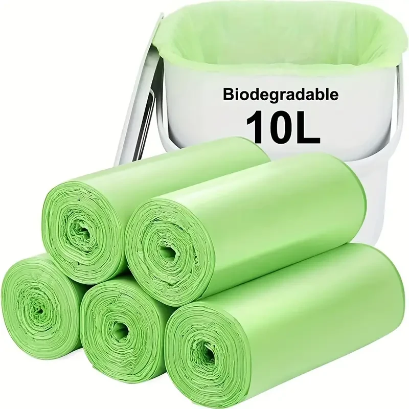 5 Rolls of 100 Count Biodegradable Trash Bags