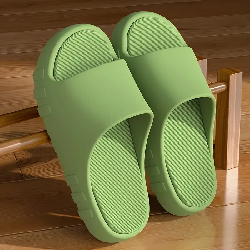 Soft Sole Lightweight Solid Color EVA Pillow Slides