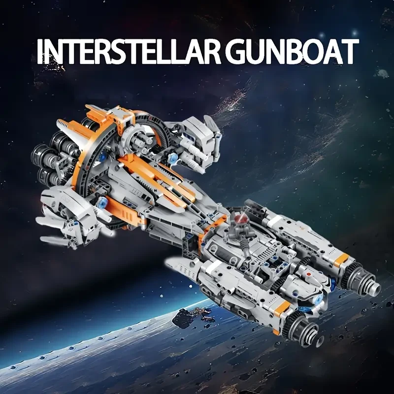 Mechanical Group Series Building Block Set, Interstellar Fighter Toy Model
