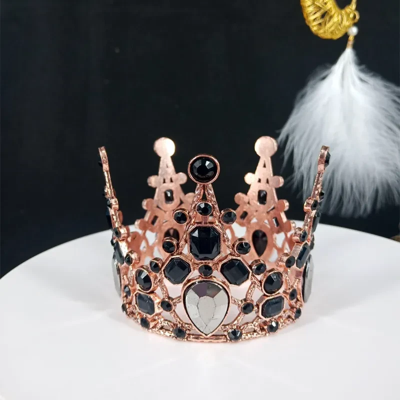 Vintage Baroque Children's Queen's Crown Headdress Decoration Ornaments