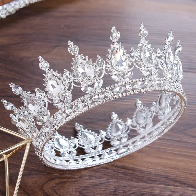 European Style Style Bridal Headdress Alloy Crystal