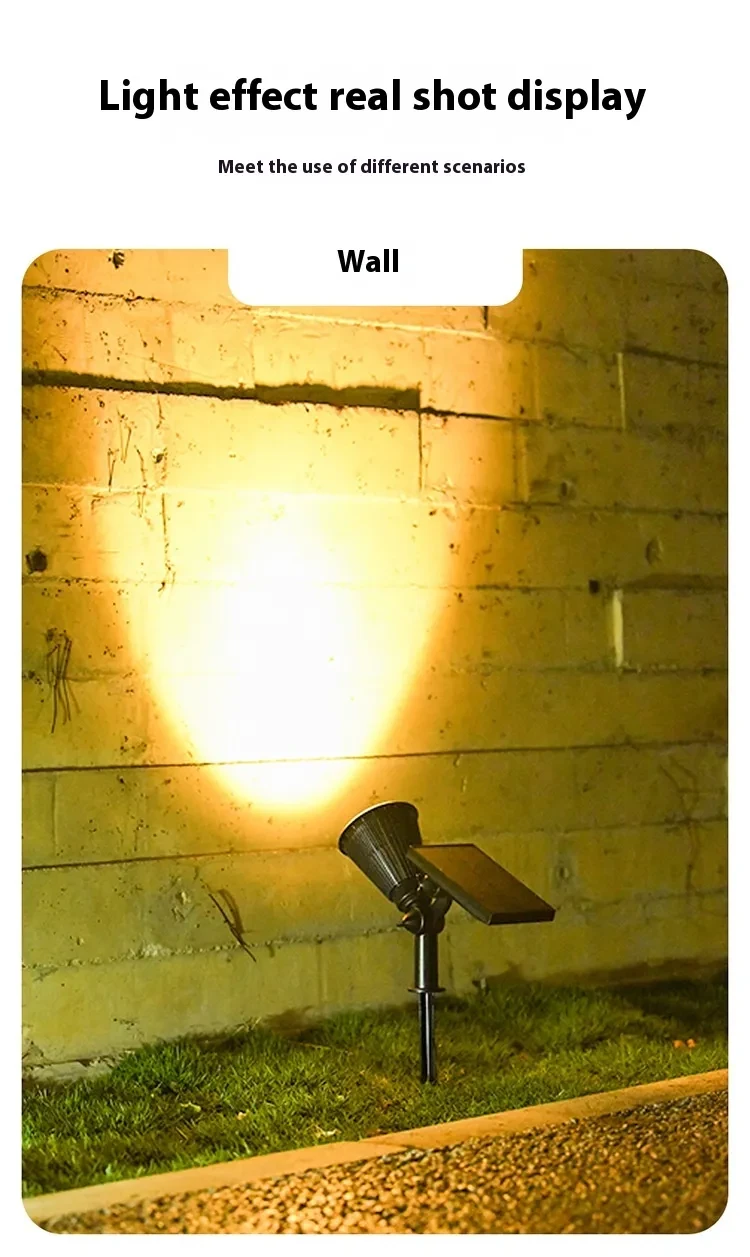 Solar Powered Outdoor Super Bright Rainproof Lawn Light