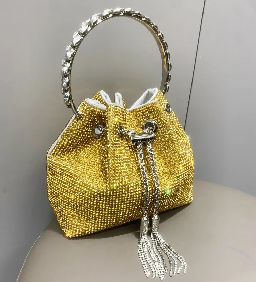 European And American Shiny Diamond Handbag For Women