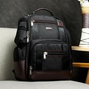 Bopai 11 85301 15.6 Large Capacity Multi Layer Zipper Bag Design Breathable L