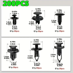 Toyota Ford GM Honda 200pcs Universal Car Fixing Clip