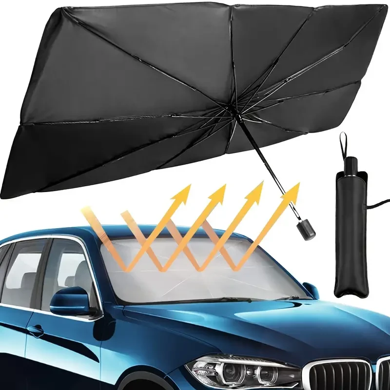 [Portable UV Protection Sunshade] UV Protection Car Sunshade Umbrella