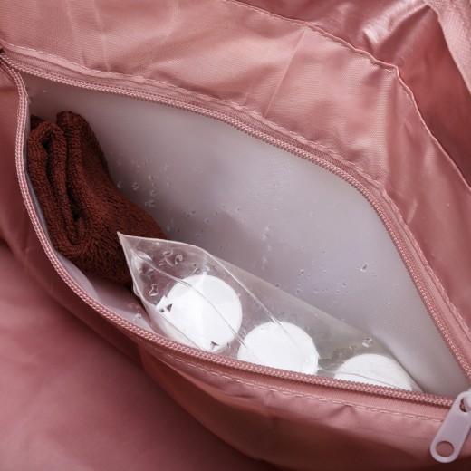 Dry and wet separation waterproof bag