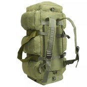 Vida XL 3-in-1 Army-Style Duffel Bag 120 L Olive Green