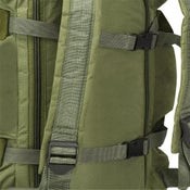 Vida XL 3-in-1 Army-Style Duffel Bag 120 L Olive Green