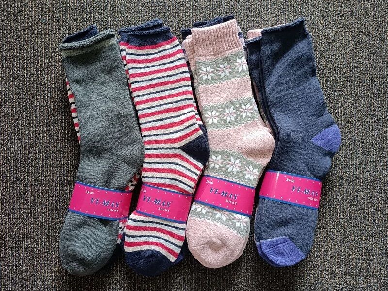 Thick Socks 12 Pairs Women's Thick Thermal Crew Socks, Size 6-10, Random