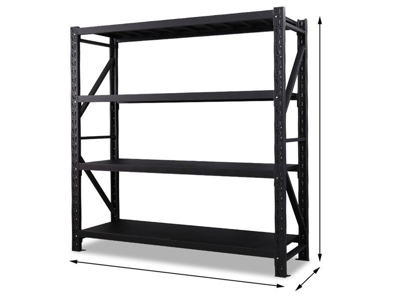 GARAGES STORAGE SHELVING RACKING RACKS BALCK 1.6X1.5x0.5m