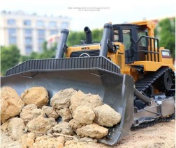 RC Bulldozer, Remote Control Bulldozer, 1:16, 2.4G, 9CH, Alloy