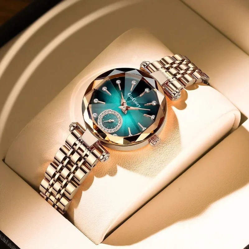 Womens Fashion Steel Quartz Watch