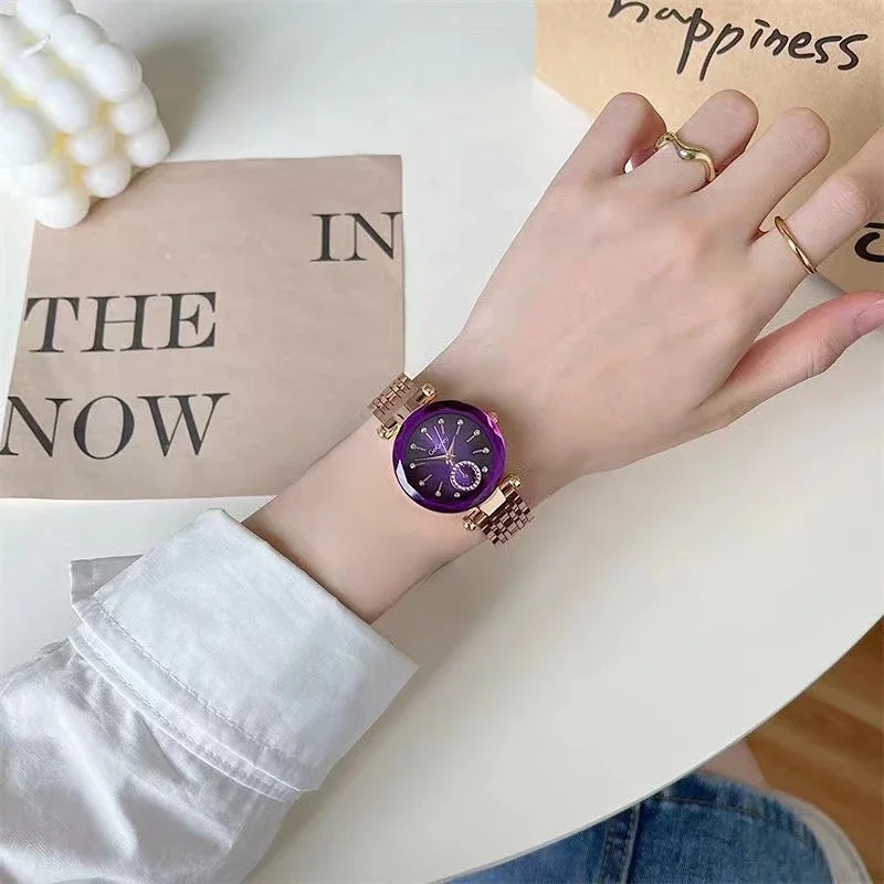Womens Fashion Steel Quartz Watch