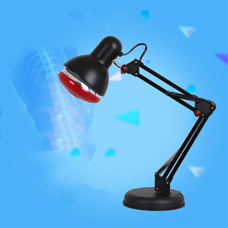 Metal Lampshade Desktop Folding Infrared Household Lamp