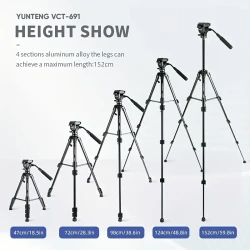 [Yunteng Hydraulic Tripod] Yunteng VCT-691 Tripod